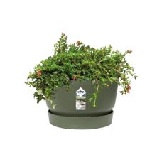 Горшок Elho greenville bowl (зеленый)