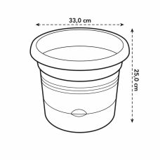 Горшок Elho green basics tomatentopf 33 см черный