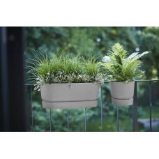 Вазон Elho greenville plant hanger single світлий граніт