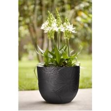 Вазон Elho fuente lily 30*24см черный