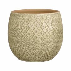 Кашпо Edelman Madeira pot round 23х23 см кремовый