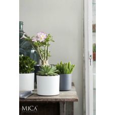 Кашпо Edelman Mica Decorations Era 23 см песочно-светло-серый