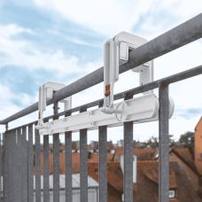 Двойные настенные крепления для кашпо Lechuza Balconera, черные