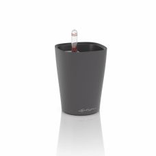 Вазон Lechuza MINI DELTINI Premium, антрацитовый матовый
