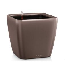 Горшок Lechuzа Quadro Premium LS 50, кофе-металлик Горшок Lechuzа Quadro Premium LS 50, кофе-металлик