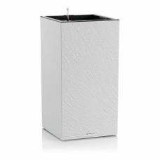 Вазон Lechuza CANTO stone 30 LED high, светло-серый