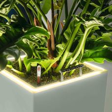 Вазон CANTO Premium 40 high LED (білий)