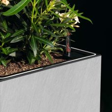 Вазон Lechuza CANTO stone 40 LED low, светло-серый
