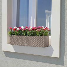 Вазон Lechuza BALCONERA Cottage 100, пісочно-коричневий