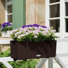 Горшок Lechuza BALCONERA Cottage 40, мокко