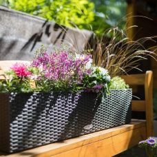 Горшок Lechuza Balconera Cottage 80, мокко