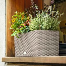 Вазон Lechuza BALCONERA Cottage 40, песочно-коричневый
