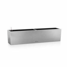 Вазон Lechuza BALCONERA Steel 80, жемчужно-серый