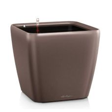 Горшок Lechuza Quadro Premium LS 21, кофе-металлик Горшок Lechuza Quadro Premium LS 21, кофе-металлик