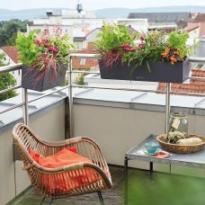 Вазон Lechuza Balconera Color 100, белый
