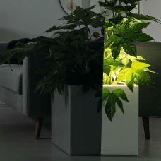 Вазон CANTO Premium 40 high LED (білий)