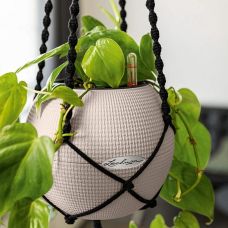 Подвес Lechuza Macramé BOHO 90 черный