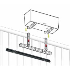 Вазон Lechuza BALCONERA Cottage 40, песочно-коричневый
