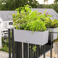 Вазон Lechuza Balconera Stone 40, пісочно-бежевий