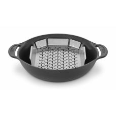 Сковорода ВОК із вставкою-пароваркою та кришкою, Weber Gourmet BBQ System, чугун