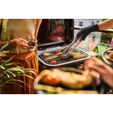 Гриль електричний Weber Lumin Compact, червоний