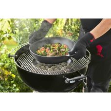 Сковорода ВОК із вставкою-пароваркою та кришкою, Weber Gourmet BBQ System, чугун