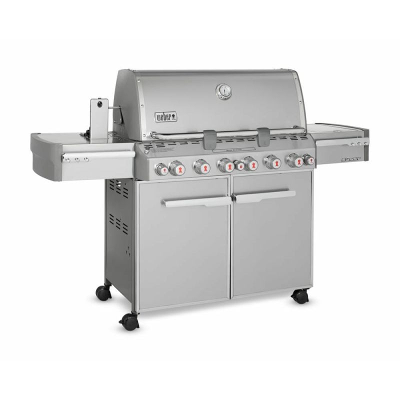 Газовий гриль Weber Summit S-670 GBS, нержавіюча сталь