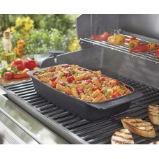 Керамічна форма Weber для готування з кришкою, прямокутна
