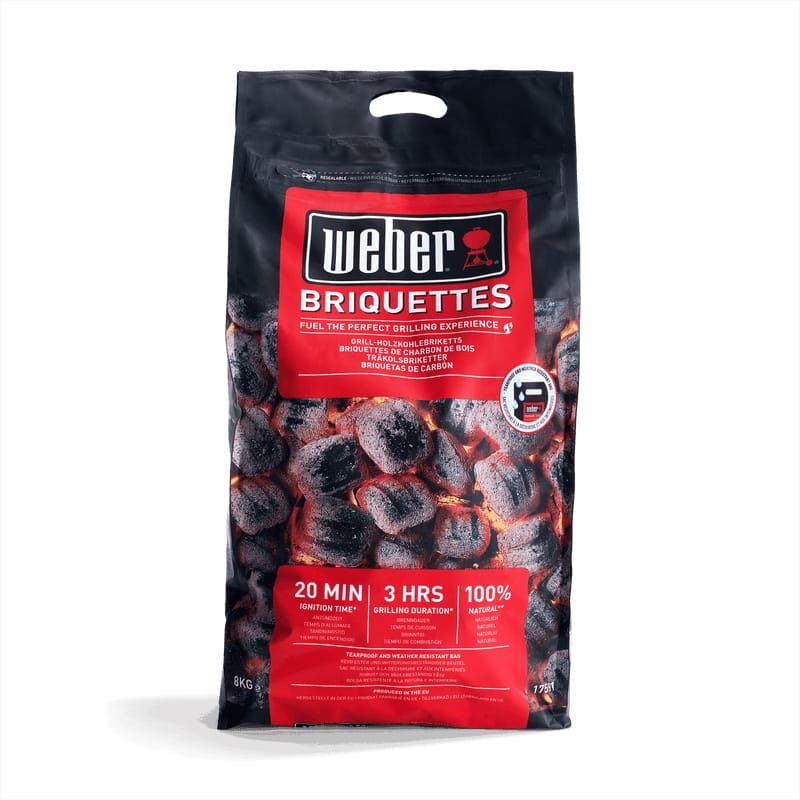 Вугільні брикети Weber, 8кг Вугільні брикети Weber, 8кг