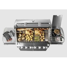 Газовий гриль Weber Summit S-670 GBS, нержавіюча сталь.