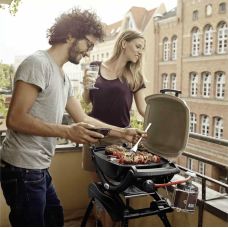 Газовий гриль Weber Q 1000, титановий