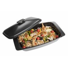 Керамічна форма Weber для готування з кришкою, прямокутна
