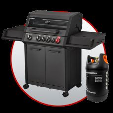 Комплект: Moronroe PRO 4 SIK Turbo Shadow и газовый баллон HPCR 24,5 л с отсекателем Комплект: Moronroe PRO 4 SIK Turbo Shadow и газовый баллон HPCR 24,5 л с отсекателем