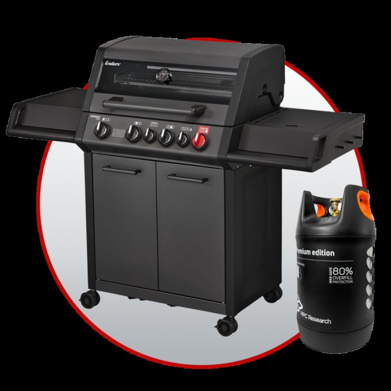 Комплект: Moronroe PRO 4 SIK Turbo Shadow и газовый баллон HPCR 24,5 л с отсекателем
