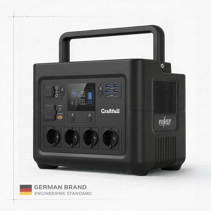 Зарядная станция Craftfull Powerstation Fast Charge PS1800
