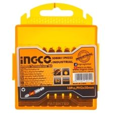 Биты ударные S2 PH2×50 мм, 10 шт. INGCO INDUSTRIAL Биты ударные S2 PH2×50 мм, 10 шт. INGCO INDUSTRIAL