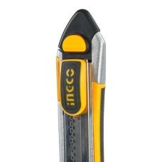 Нож сегментный 18 мм алюминиевый INGCO INDUSTRIAL