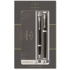 Набір ручок Parker IM Black CT FP+BT 20 перо+кул. у подарунковій упаковці