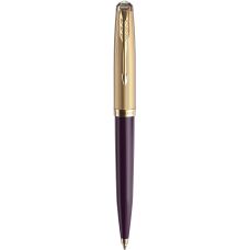 Ручка шариковая Parker Parker 51 Premium Plum GT 57 132 позол. 