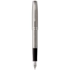 Ручка перова Parker Sonnet 17 Stainless Steel CT FP F 84 211 хром