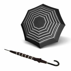 Парасоля тростина Knirps 934 Stick Long Automatic Stripe Art Black Парасоля тростина Knirps 934 Stick Long Automatic Stripe Art Black