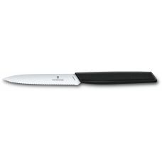 Кухонний ніж Victorinox Swiss Modern Paring 6.9003.10W, 10 см, з чорн. ручкою