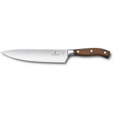 Кухонний ніж Victorinox Grand Maitre Wood Chef 7.7400.22G, 22 см, з дерев. ручкою, у подар.уп.