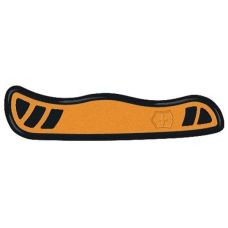 Накладка на ніж Victorinox V+ передня, з логотипом,  111 мм, помаранчева з чорним