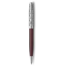 Ручка паркера Sonnet 17 Metal && Red Lacquer хром кул.