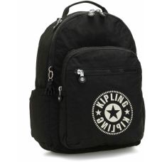 Рюкзак Kipling New Classics Seoul Lively Black з відділ. д/ноутбука 15