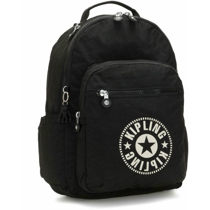 Рюкзак Kipling New Classics Seoul Lively Black з відділ. д/ноутбука 15