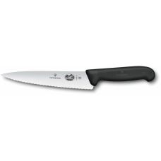 Кухонний ніж Victorinox Fibrox Carving, 19 см, з чорн. ручкою