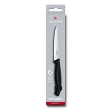 Набір кухонний Victorinox SwissClassic Steak Gift Set 11 см/серрейт, з чорн. ручкою, 6 ножів, коробка