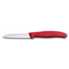 Кухонный нож Victorinox SwissClassic Paring, 8 см, с красн. ручкой